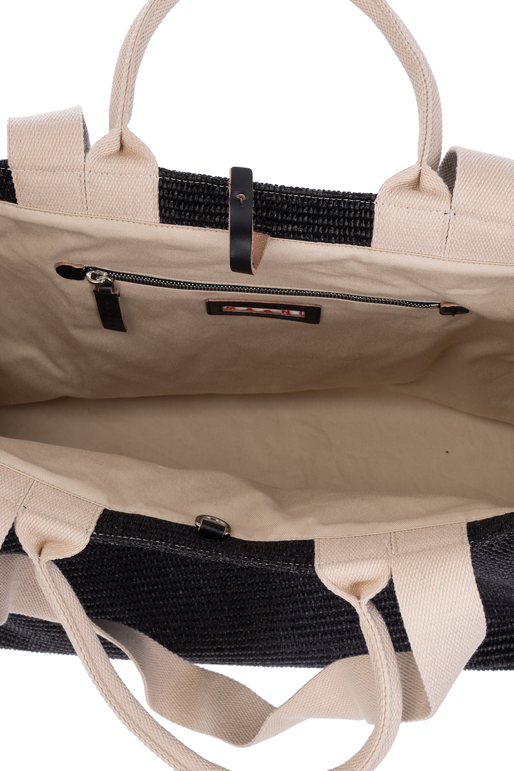【関税＆送料込み】Marni Shopping Bag Marni Tote Bags | Black Shopper bag Marni